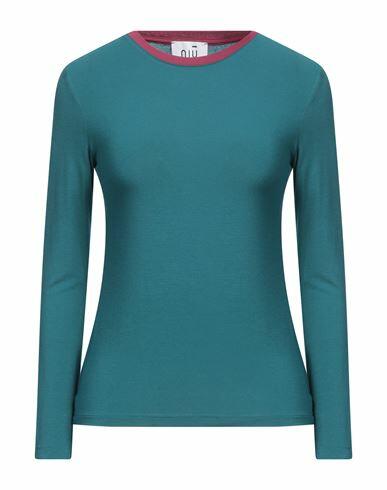 Niū Woman T-shirt Deep jade Modal, Elastane Cover