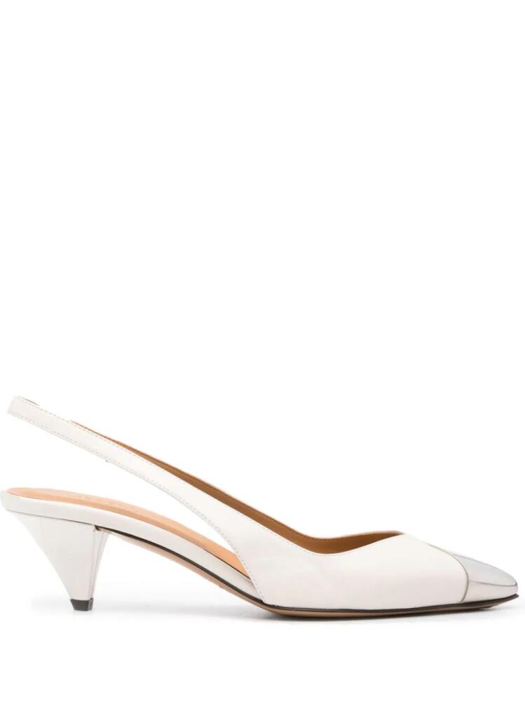 ISABEL MARANT Elina 60mm slingback pumps - Neutrals Cover