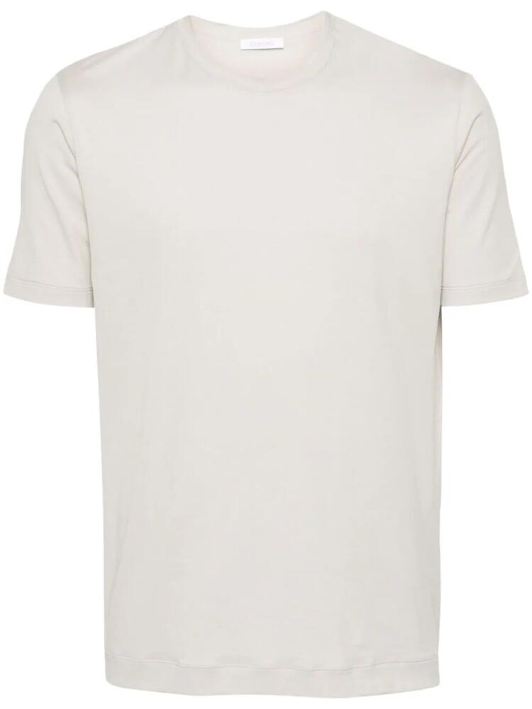 Cruciani crew-neck jersey T-shirt - Neutrals Cover