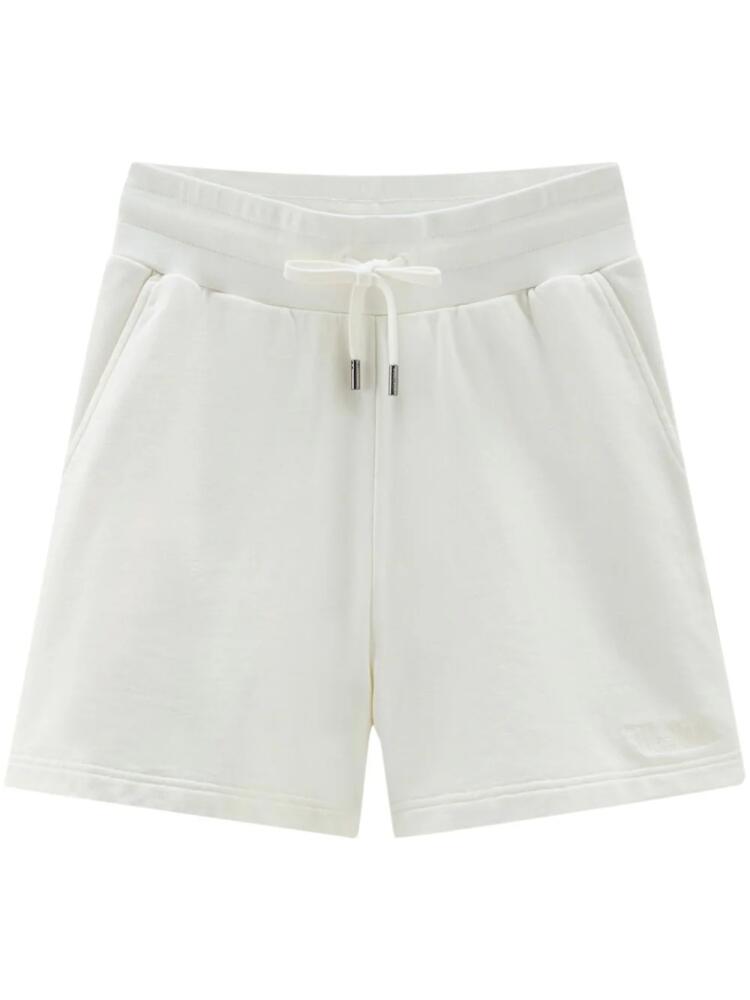 Woolrich cotton-fleece track shorts - White Cover