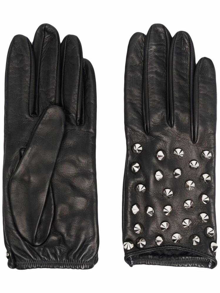 Manokhi studded leather gloves - Black Cover