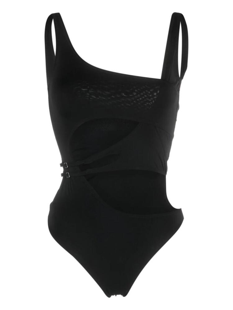 Off-White cut-out high-cut swimsuit - Black Cover