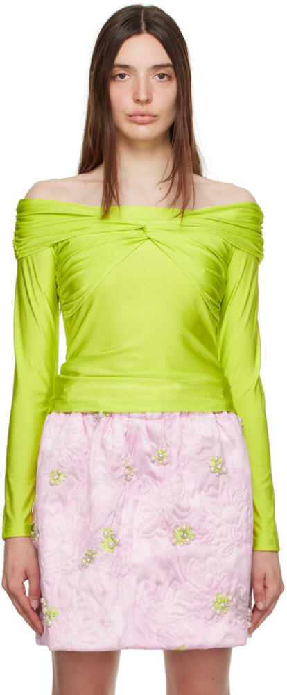 Stine Goya Green Yuna Long Sleeve T-Shirt Cover