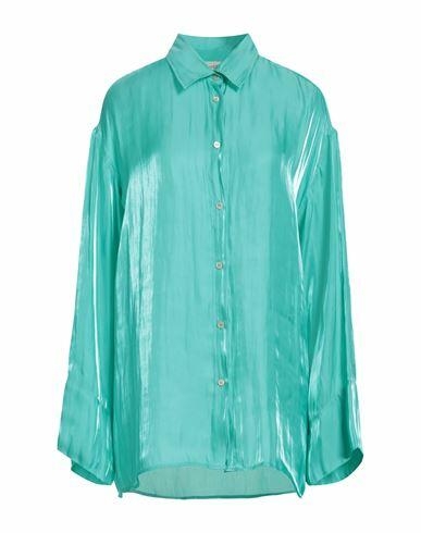 Jucca Woman Shirt Turquoise Polyester Cover