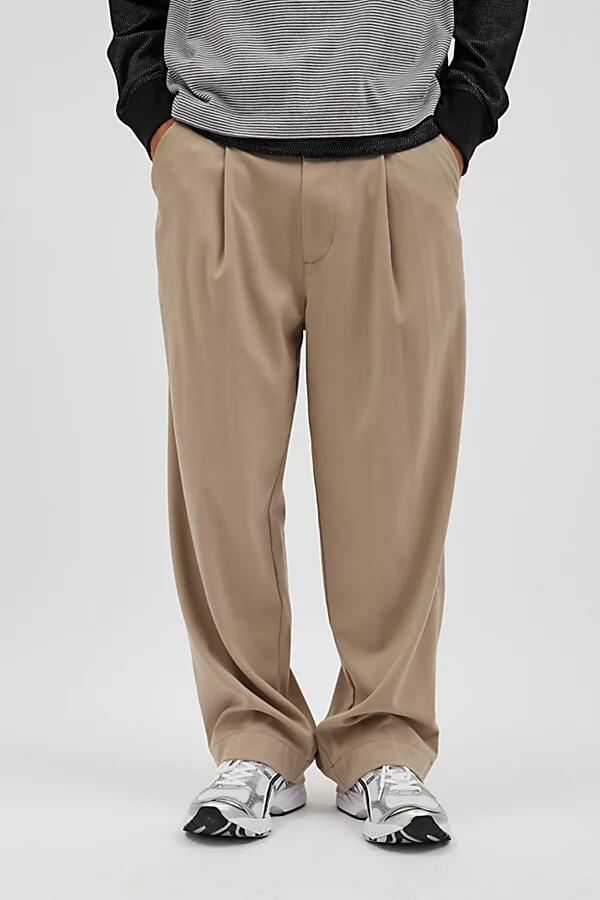 Standard Cloth Jason Pleated Trouser Pant in Light Grey Cover