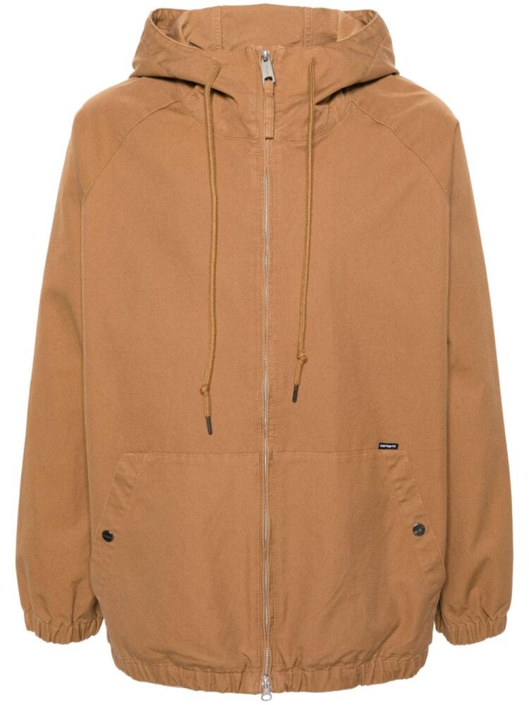 Carhartt WIP Madock canvas hooded jacket - Brown Cover