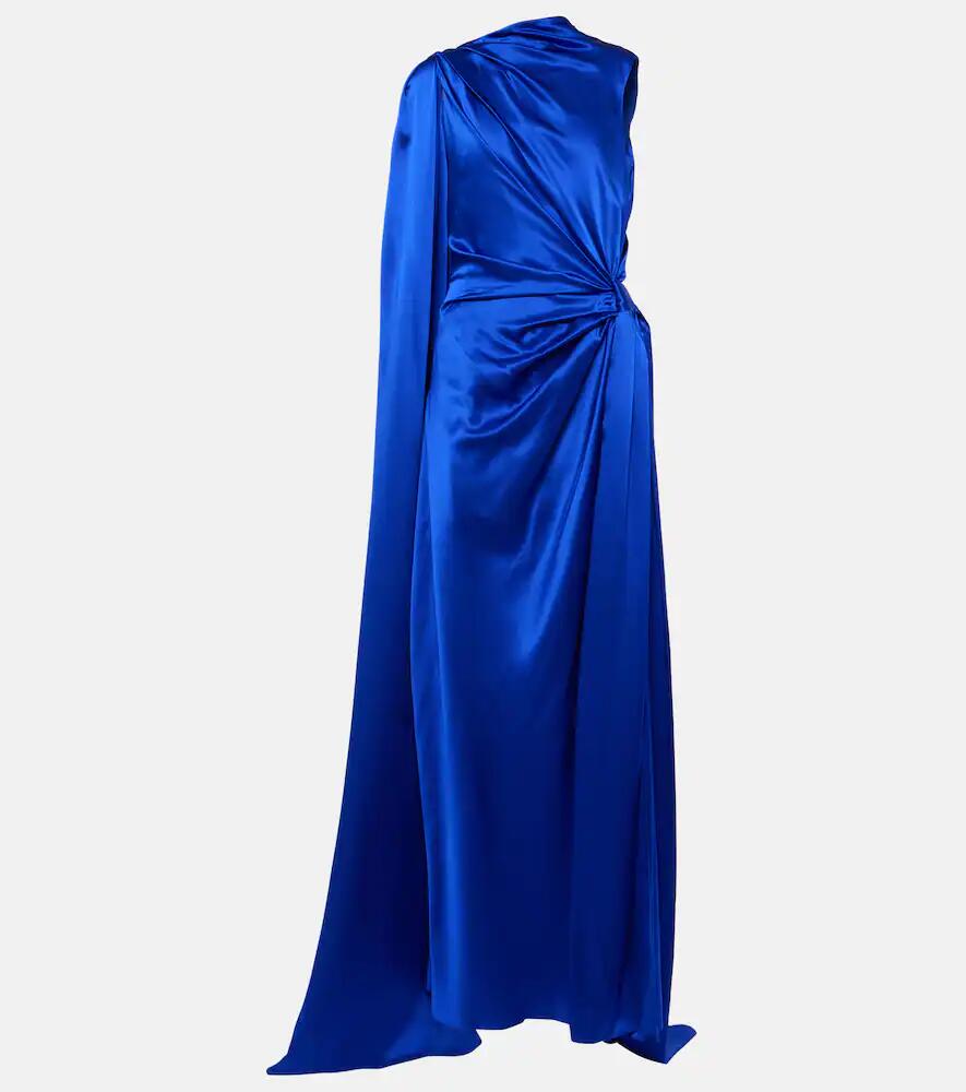 Roksanda Asymmetric draped silk gown Cover