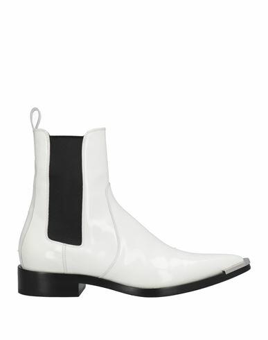 Rabanne Woman Ankle boots White Soft Leather Cover