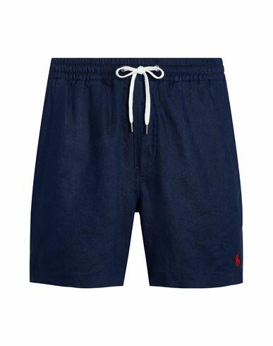 Polo Ralph Lauren 6-inch Classic Fit Prepster Poplin Short Man Shorts & Bermuda Shorts Navy blue Linen Cover