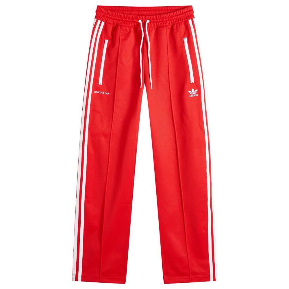 Adidas Women's x Sporty & Rich Track Pant in Collegiate Red Cover