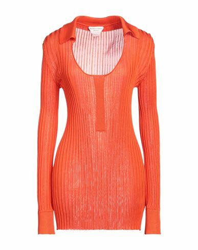 Bottega Veneta Woman Sweater Orange Silk Cover