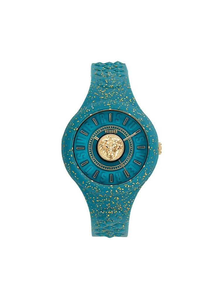 Versus Versace Women's 39MM Stainless Steel & Silicone Strap Watch Cover