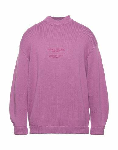 Gcds Man Sweater Mauve Wool, Acrylic Cover