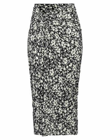 Marant Étoile Woman Midi skirt Black Viscose, Elastane Cover