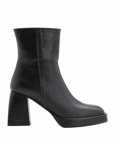 8 By Yoox Leather Platform Ankle Boots Woman Ankle boots Black Ovine leather Cover