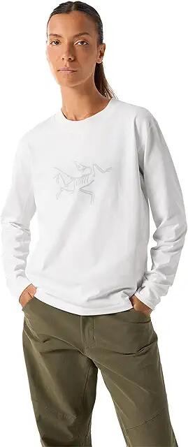 Arc'teryx Archaeopteryx Logo Long Sleeve (White Light) Women's Clothing Cover