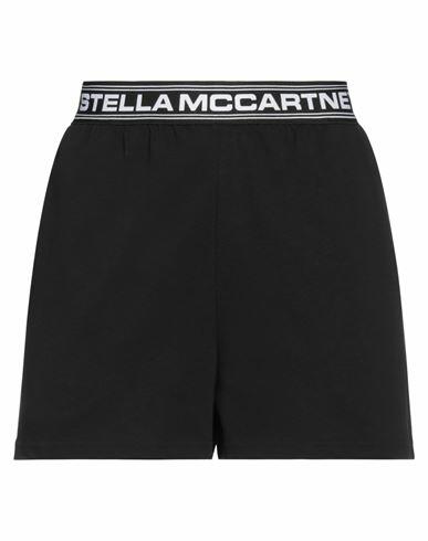 Stella Mccartney Woman Shorts & Bermuda Shorts Black Cotton Cover