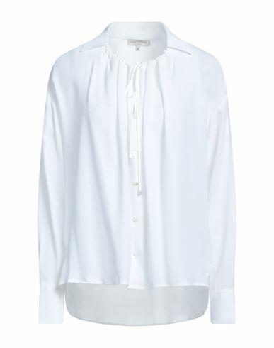 Antonelli Woman Shirt White Acetate, Silk Cover