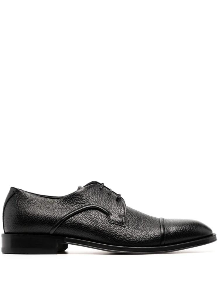 BOSS leather derby shoes - Black Cover