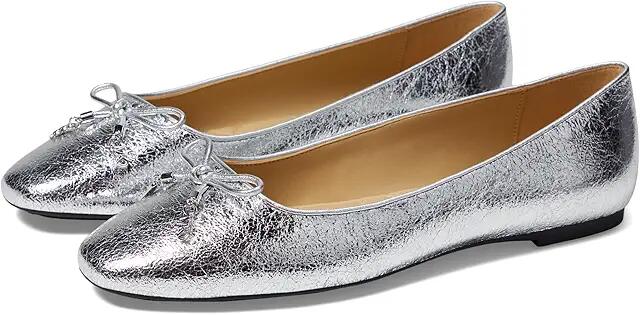 MICHAEL Michael Kors Nori Flex Flat (Silver) Women's Shoes Cover