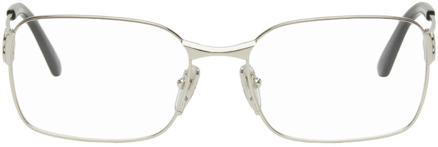 Balenciaga Silver Rectangular Glasses Cover