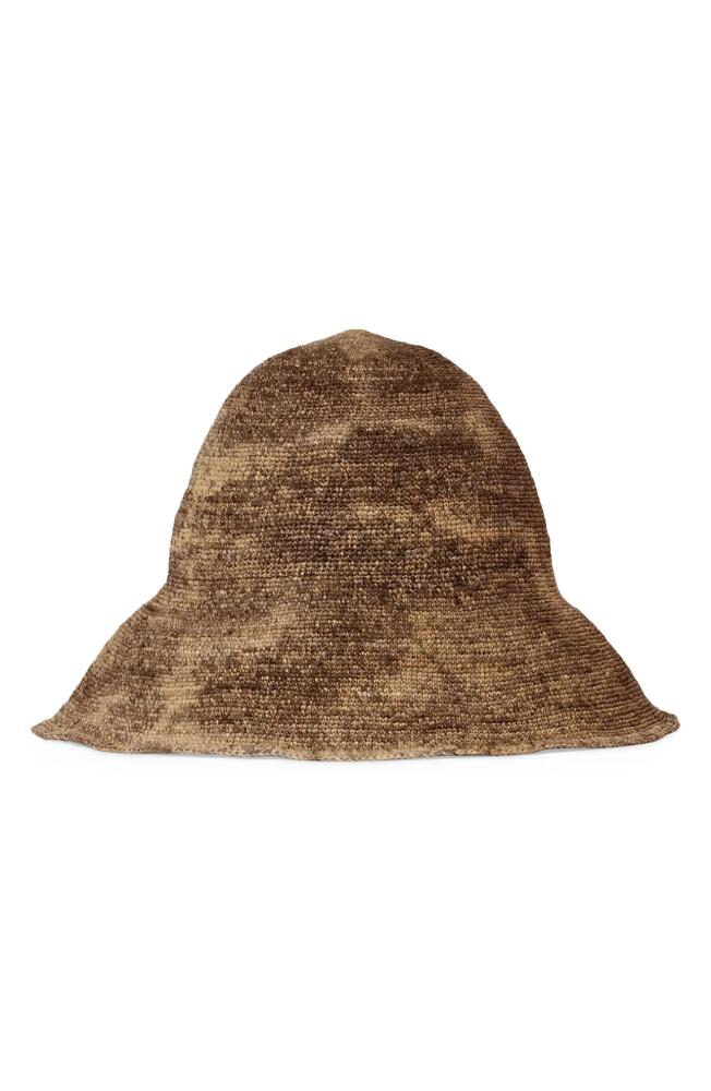 Janessa Leoné Teagan Raffia Bucket Hat in Brown Cover