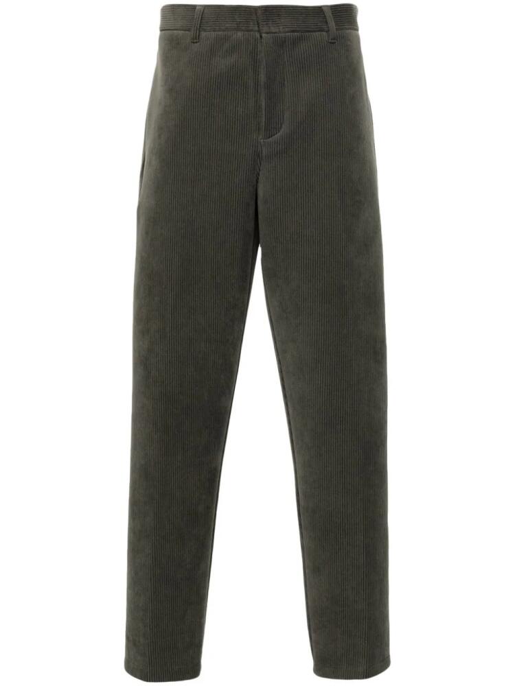 Emporio Armani logo-plaque trousers - Green Cover