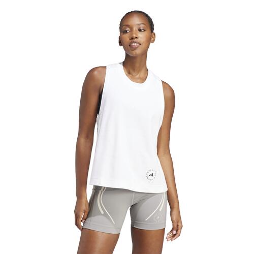 adidas Stella McCartney Logo Tank Top - Womens White Cover