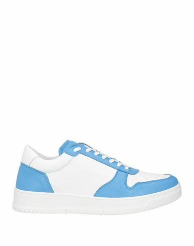 Buscemi Man Sneakers Sky blue Soft Leather Cover