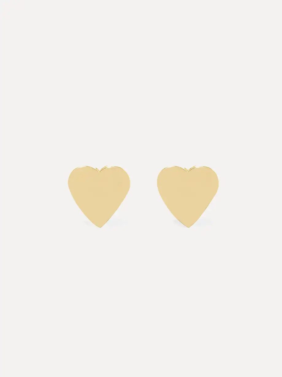 Jennifer Meyer - Heart 18-karat Gold Earrings - One size Cover