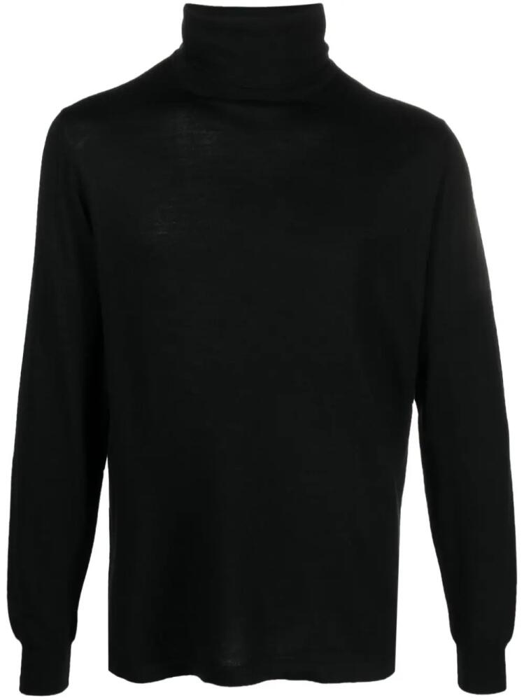 ERALDO roll-neck wool-blend jumper - Black Cover