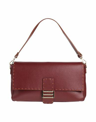 My-best Bags Woman Handbag Brick red Leather Cover