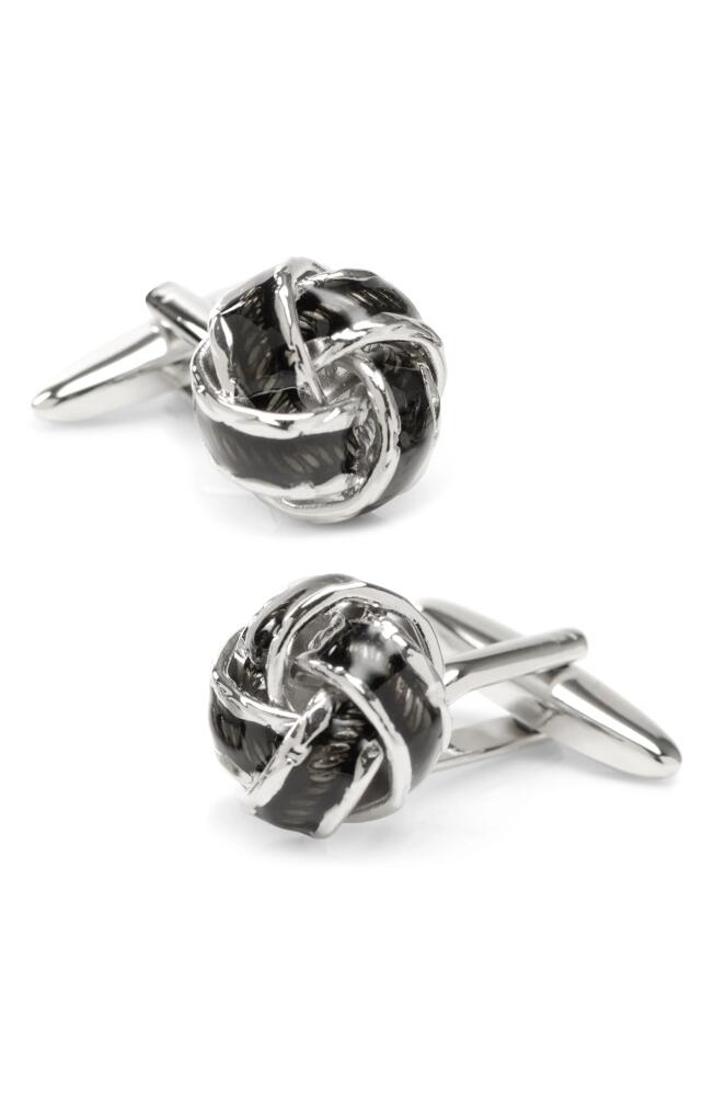 Cufflinks, Inc. Knot Cuff Links in Black Cover