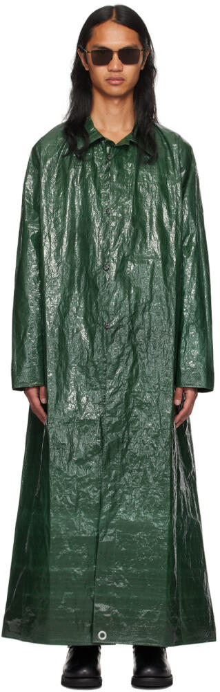 LU'U DAN Khaki Tarp Coat Cover