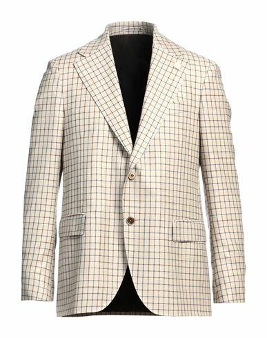 Lardini Man Blazer Beige Wool Cover