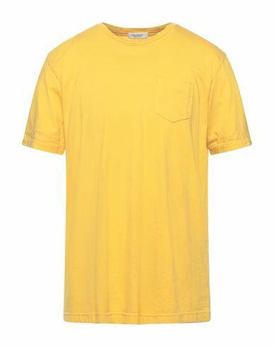 Crossley Man T-shirt Yellow Cotton Cover