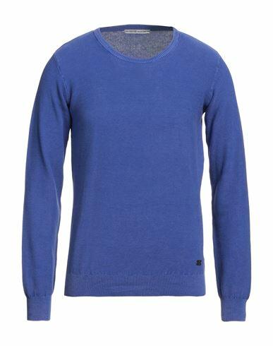 Yes Zee By Essenza Man Sweater Blue Cotton Cover