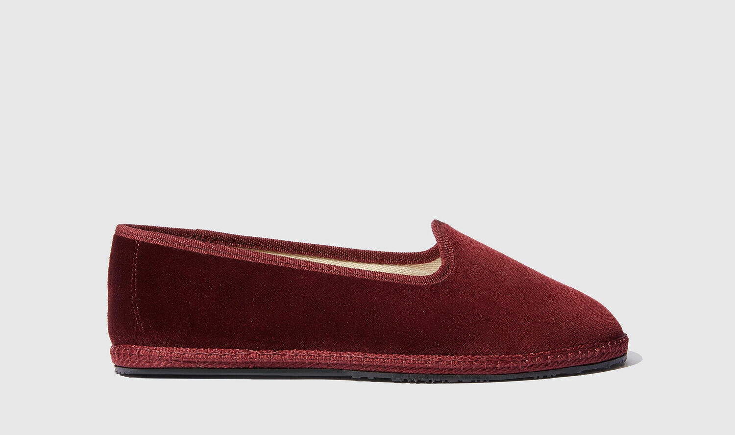 Scarosso Slippers Valentina Bordeaux Velluto Velvet Cover