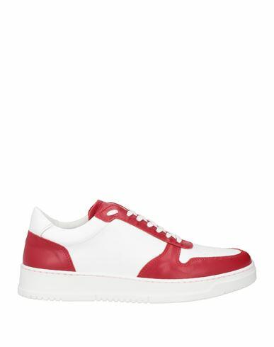 Buscemi Man Sneakers Red Soft Leather Cover