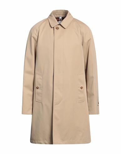 Burberry Man Overcoat & Trench Coat Sand Cotton Cover