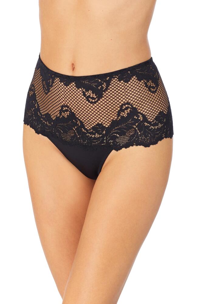 Le Mystère Lace Allure High Waist Thong in Black Cover