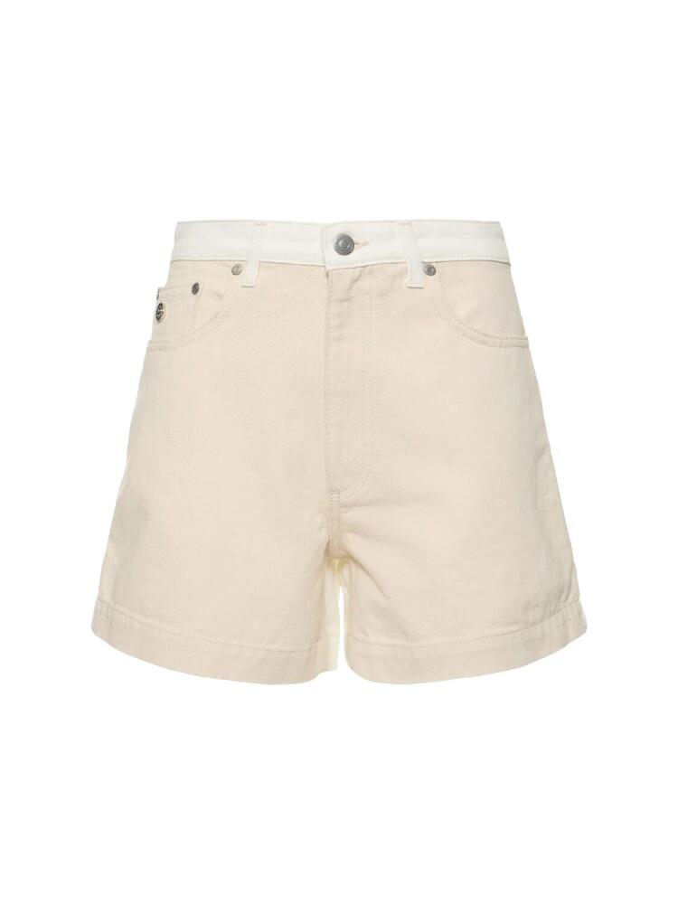 STELLA MCCARTNEY Denim Mid Waist Shorts Cover