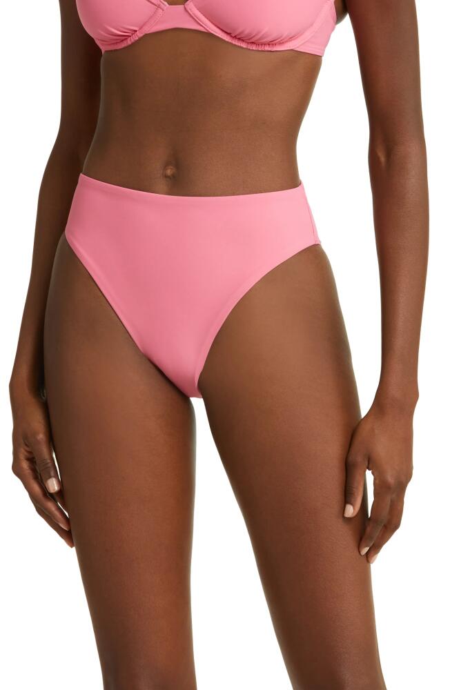 BONDI BORN Fern Classic Bikini Bottoms in Rose Cover