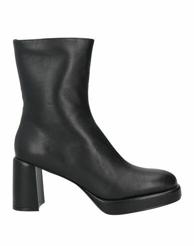 Jeannot Woman Ankle boots Black Leather Cover