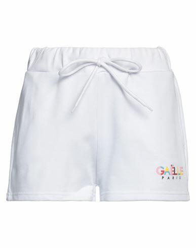 Gaëlle Paris Woman Shorts & Bermuda Shorts White Cotton Cover