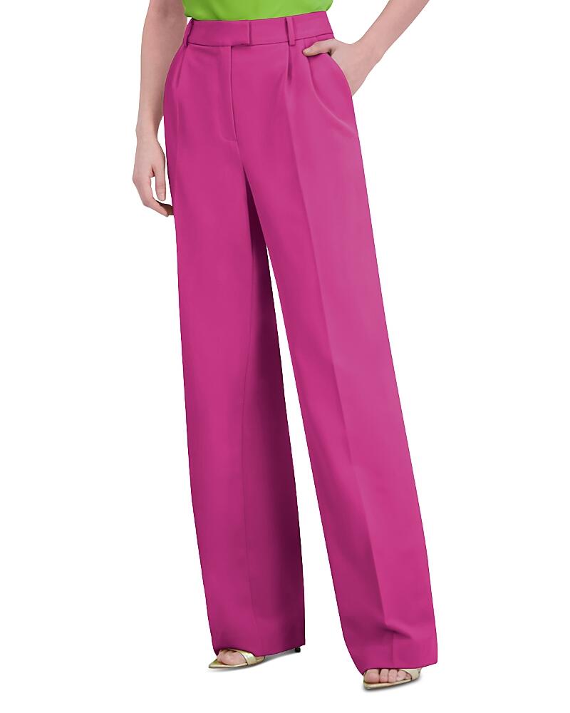 Bcbgmaxazria Pleated Straight Leg Pants Cover