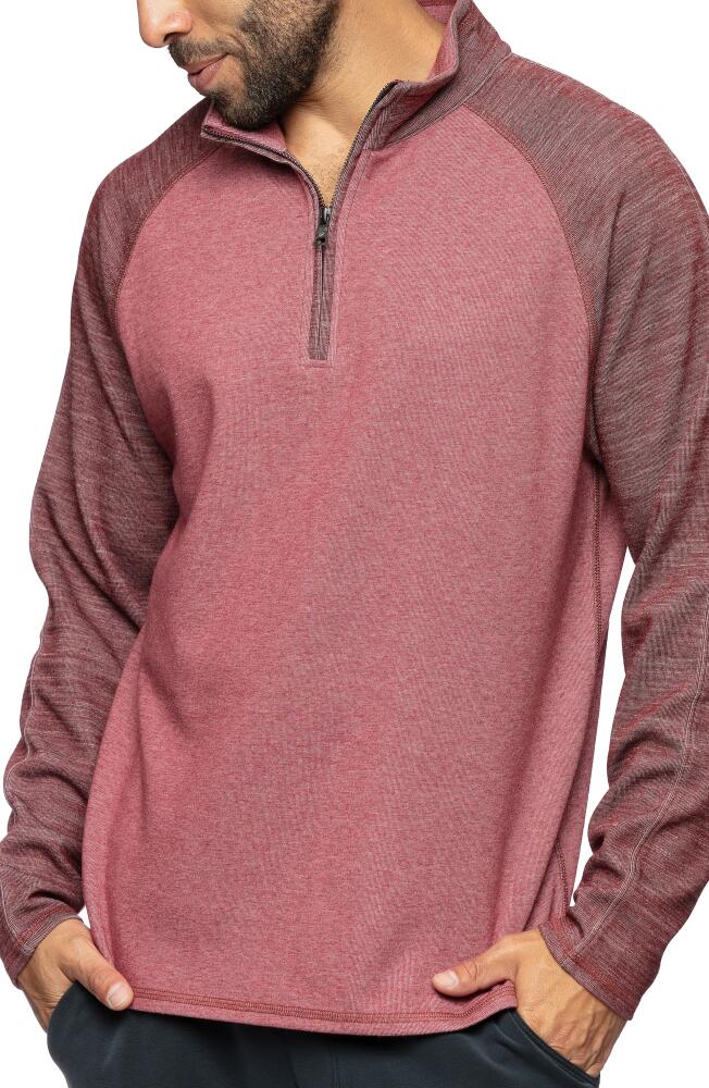 Fundamental Coast Montauk Quarter Zip Top in Syrah Cover