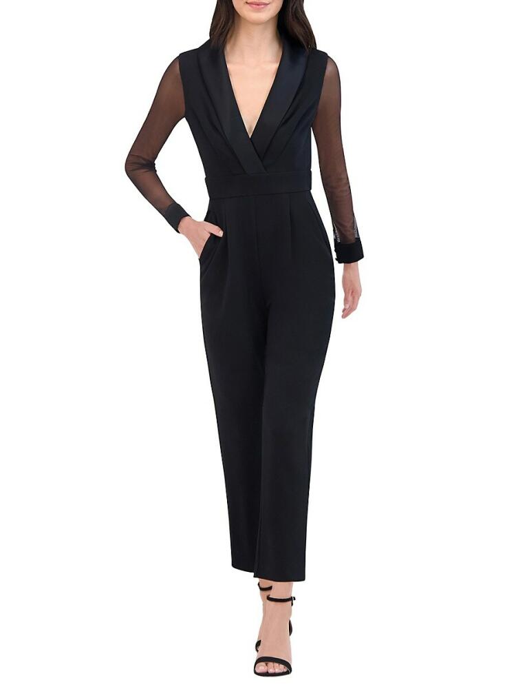 Eliza J Women's Tuxedo Jumpsuit - Black Cover