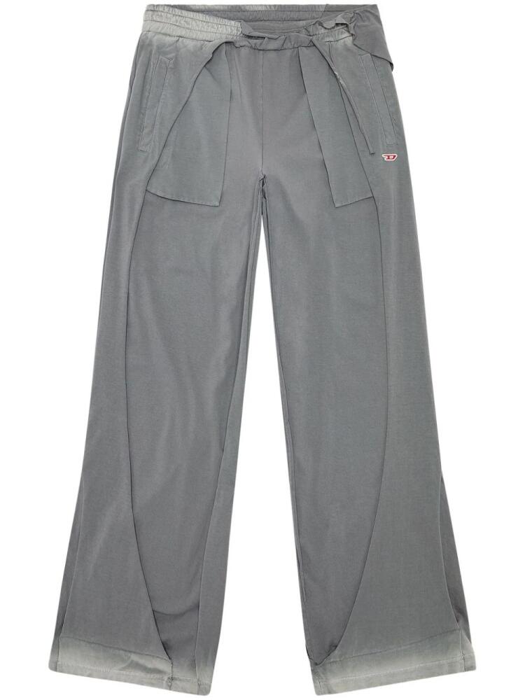 Diesel P-Topahoop-N1 ripped track pants - Grey Cover