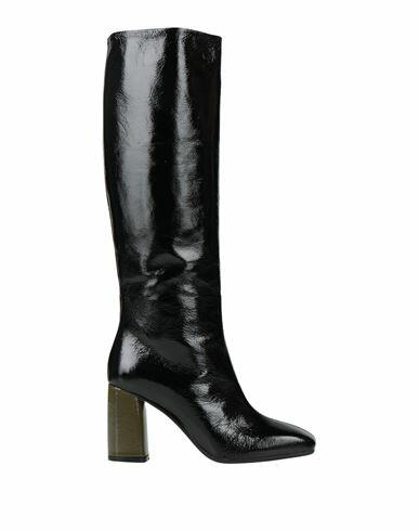 Malìparmi Woman Boot Black Soft Leather Cover